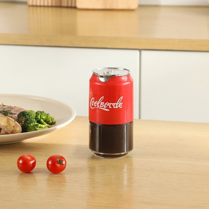 Coke Style Oil Dispenser Bottle with Auto Lid - 180ml Capacity