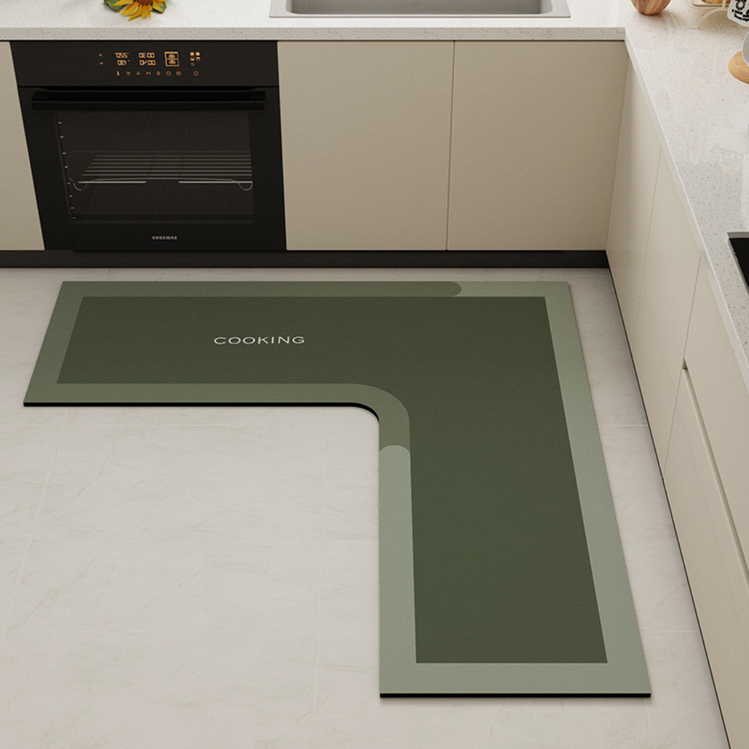 Anti-Slip Design L-Shaped Water Absorbing Mat