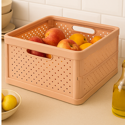 Compact Foldable Space Saving Multipurpose Storage Organizer - 32L Capacity