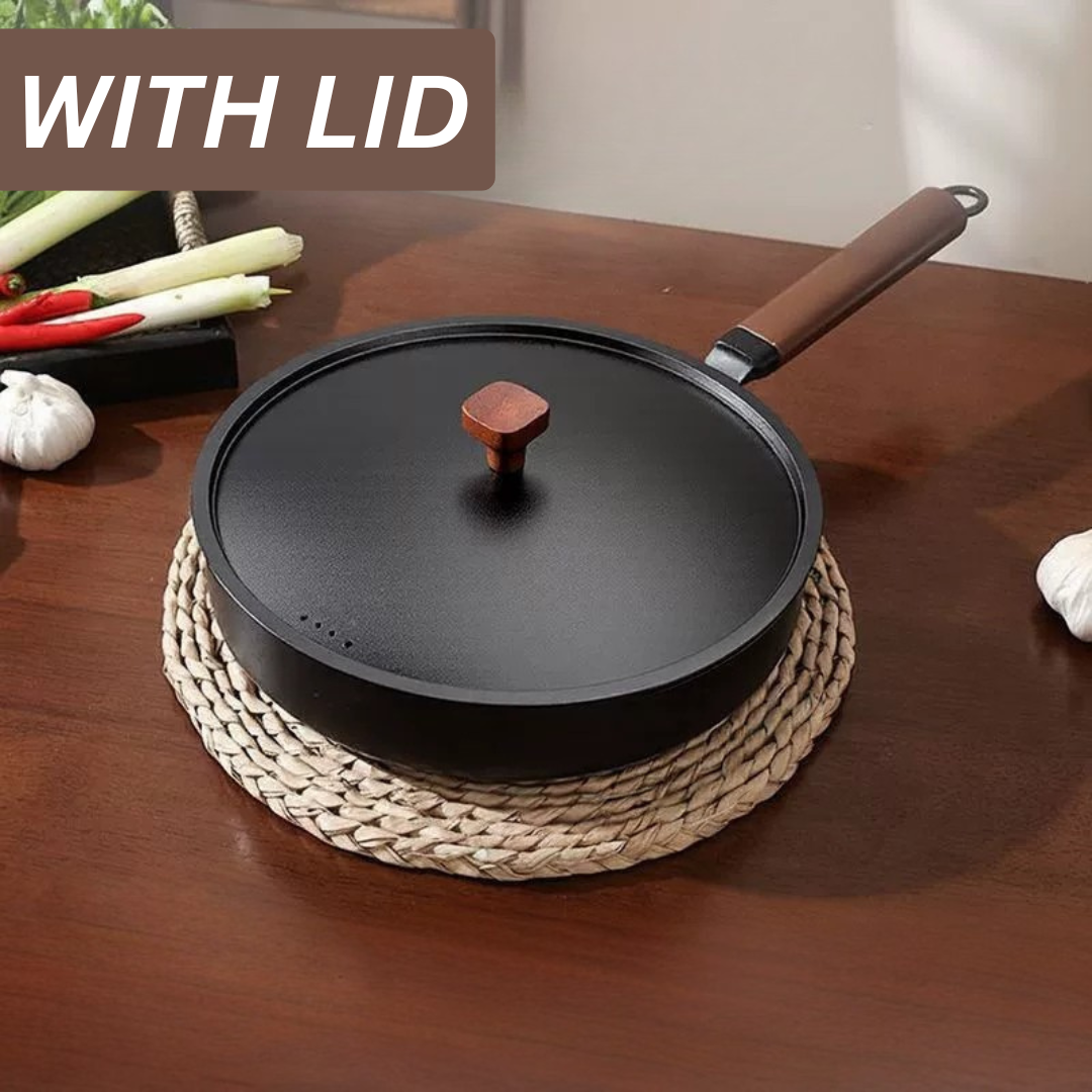Native Titanium Non Stick Frying Pan with Lid - 26 cm
