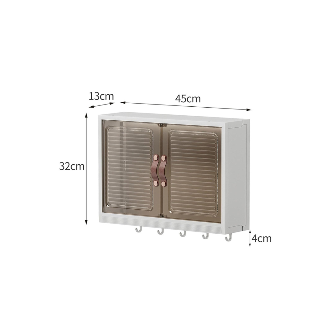 Modern Wall-Mounted Bathroom Storage Cabinet with Adjustable Shelves