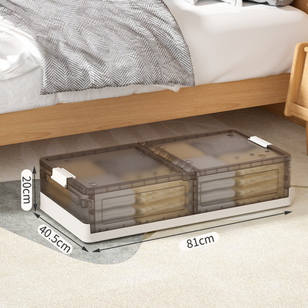 Multiple-Use Under Bed Storage Organizer with Wheels