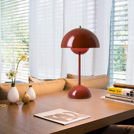 Modern Cordless LED Flower Bud Table Lamp with Touch Control