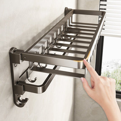 Rust-Resistant Suction Towel Hook and Storage Organizer