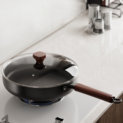 Native Titanium Non Stick Frying Pan with Lid
