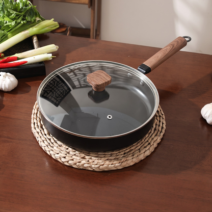 Native Titanium Non Stick Frying Pan with Lid