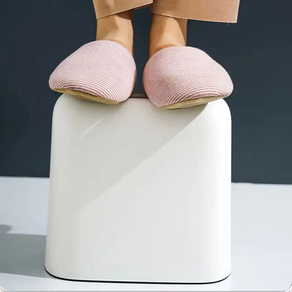 Premium Space-Saving Trash Can with Durable Material