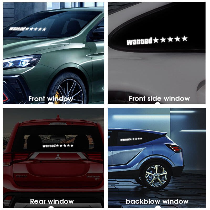 Automobile LED Light Windshield and Window Sticker - Home Essentials Store Retail