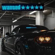 Automobile LED Light Windshield and Window Sticker - Home Essentials Store Retail