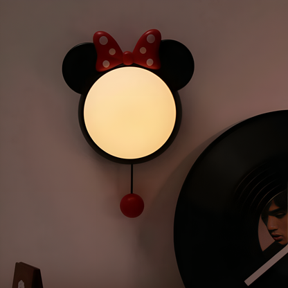 Cute Mickey Silicone Tap Control LED Night Light