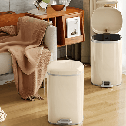 Odor-Free Large Capacity Trash Bin with Foot Pedal