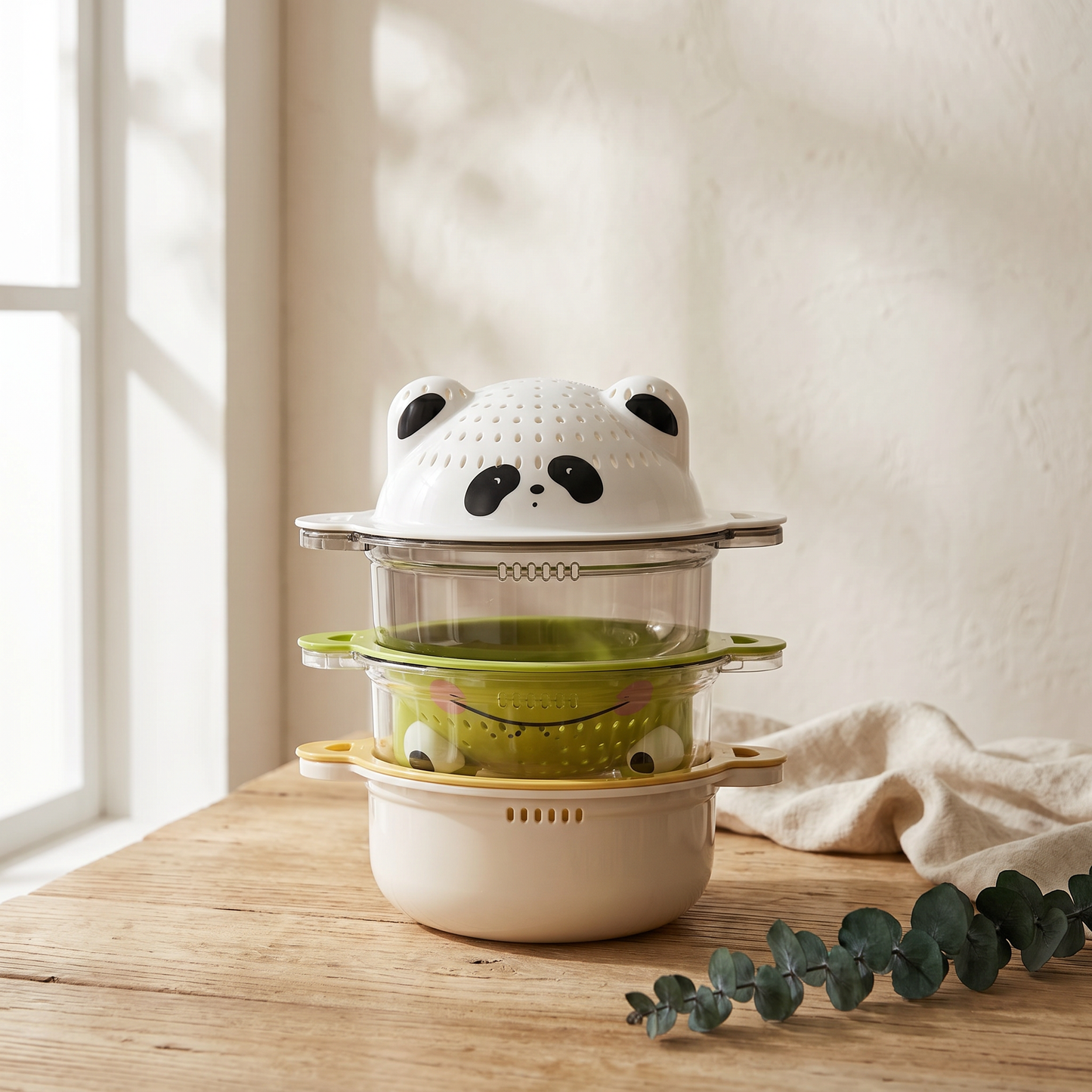 Double-Layer Multi-Purpose Drain & Storage Basket