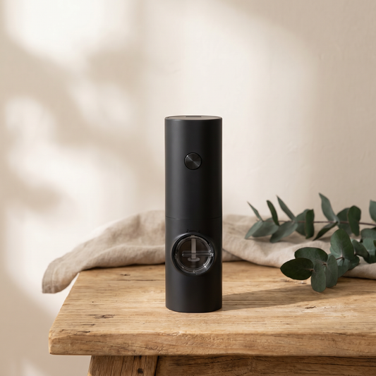 One-Touch Adjustable Spice Grinder with LED Light