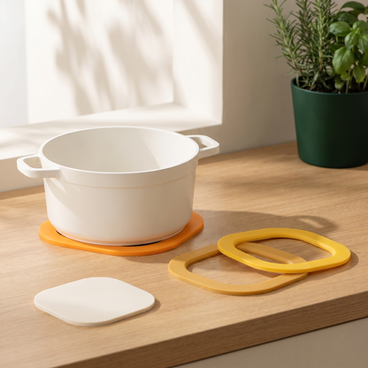 Magnetic Heat-Resistant Silicone Pot Mat