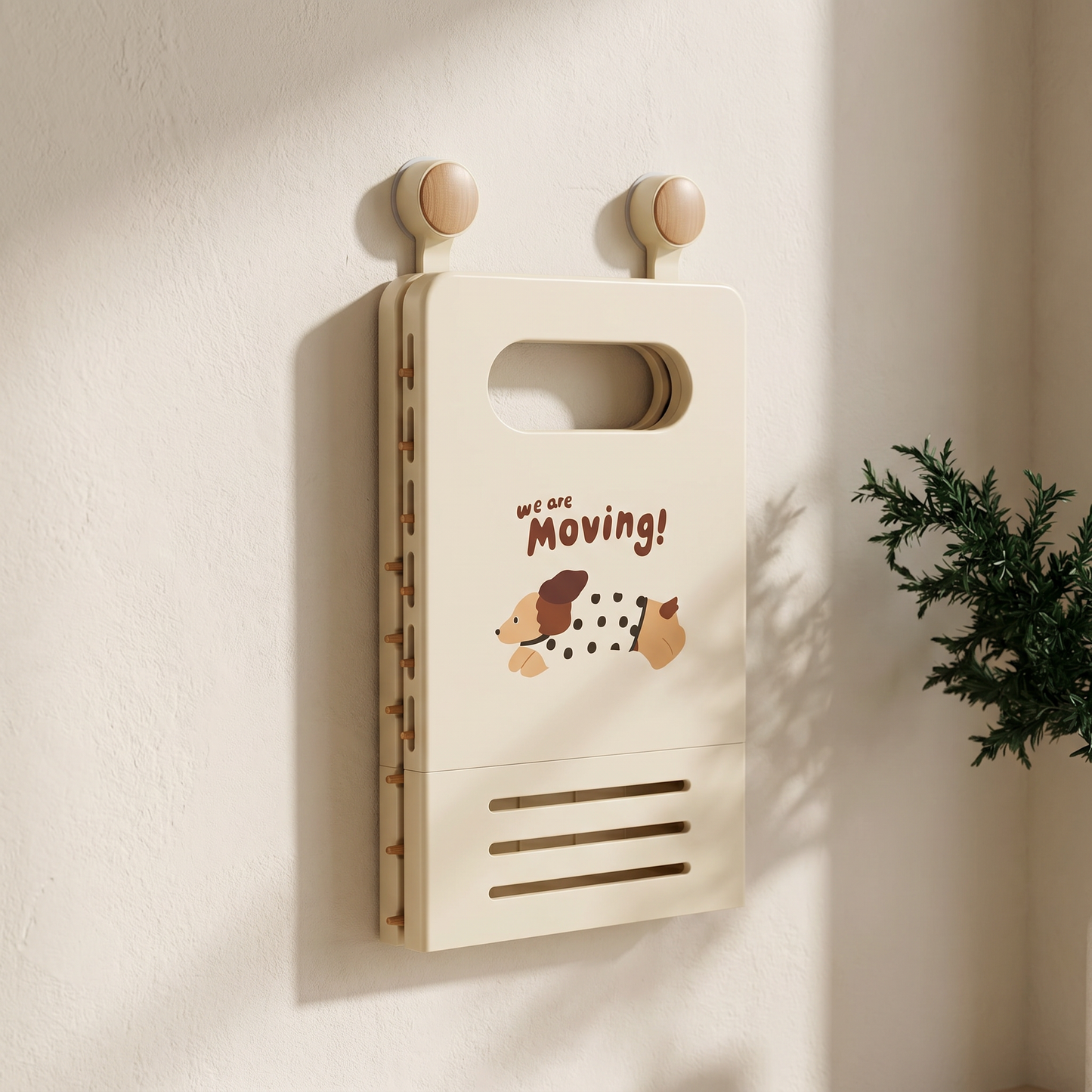 Wall-Mounted Foldable Laundry & Storage Basket