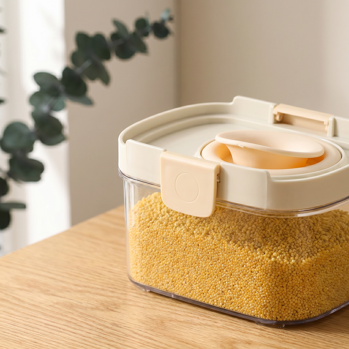 Premium Airtight Kitchen Storage Jars with Durable Sealed Lid