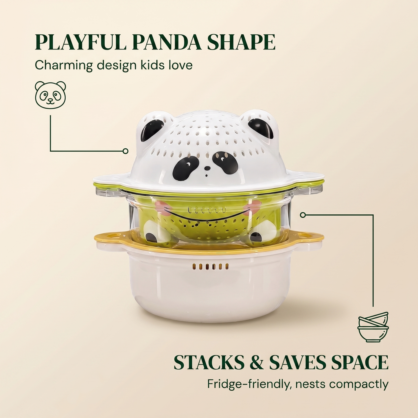 Double-Layer Multi-Purpose Drain & Storage Basket