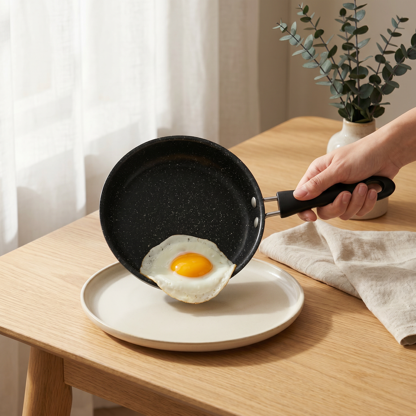 Premium Stainless Steel Non-Stick Frying Pan
