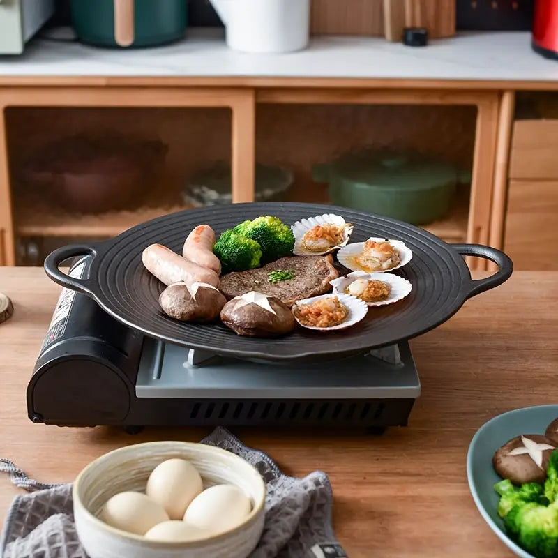 Heavy-Duty Non-Stick Cast Iron Pan