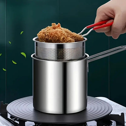Premium Stainless Steel Multi-Function Fryer with Built-In Filter