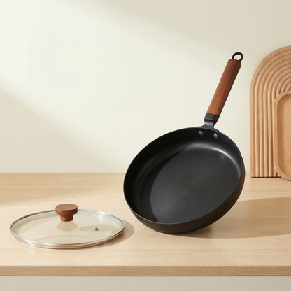 Native Titanium Non Stick Frying Pan with Lid