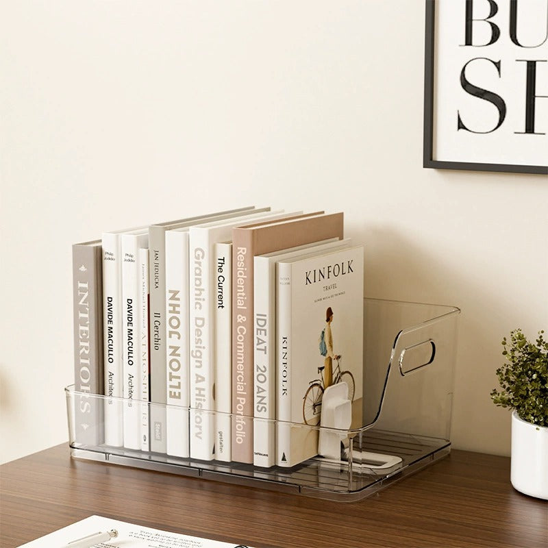 Auto Sliding Desk Books Holder