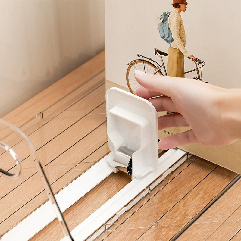 Auto Sliding Desk Books Holder