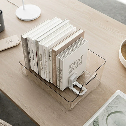 Auto Sliding Desk Books Holder