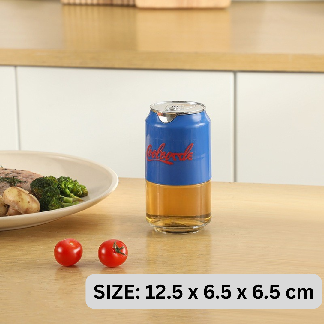 Coke Style Oil Dispenser Bottle with Auto Lid - 180ml Capacity