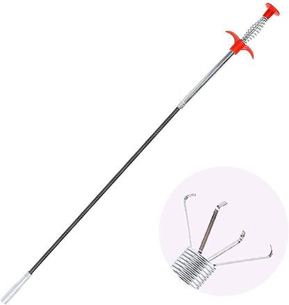 Spring Drain Pipe Cleaner Tool Clog Remover Cleaning Tools 160 cm - Home Essentials Store Retail